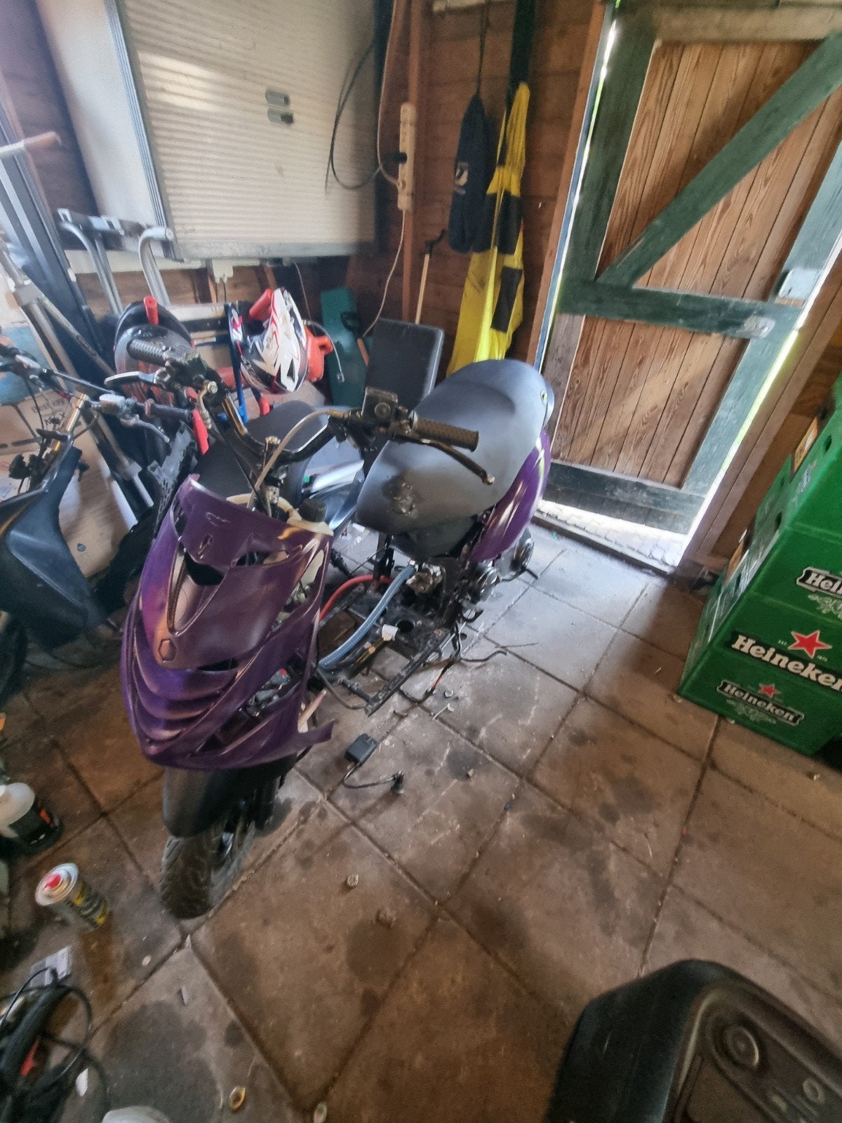 Zip met runner blok 70cc MHR cilinder en Polini carb, Ophalen of Verzenden, Gebruikt, Piaggio Zip
