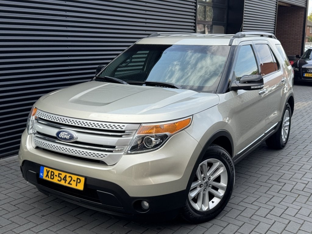 Ford Explorer 3.5 V6 2011| LEER| CLIMA| 7PERS| CRUISE| UNIEK, Auto's, Ford, Automaat, Euro 5, Gebruikt, Beige
