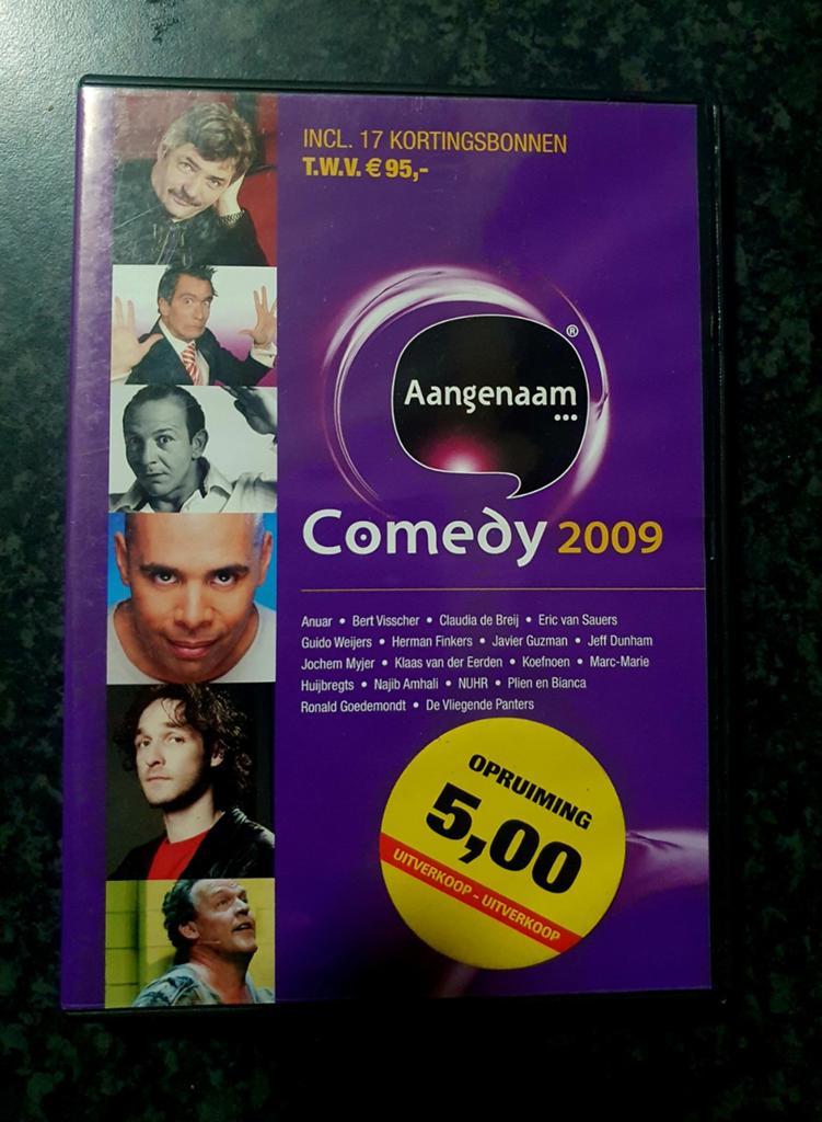 Aangenaam Comedy 2009 DVD - Diverse Cabaretiers, Cd's en Dvd's, Alle leeftijden, Ophalen of Verzenden, Gebruikt, Stand-up of Theatershow