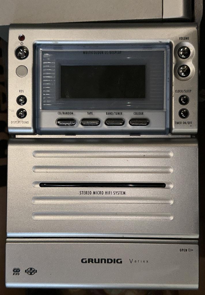 Grundig Micro audiosysteem VArixx UMS 4401 SPCD + afst. bed., Microset, Ophalen, Overige merken, Tuner of Radio