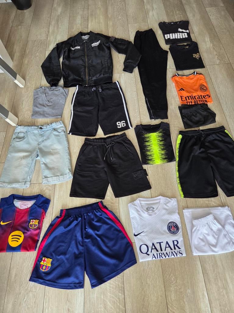 Kledingpakket jongen. Maat 158-164. Sportsetjes zomerjas, NIKE, Gebruikt, Jongen, Ophalen
