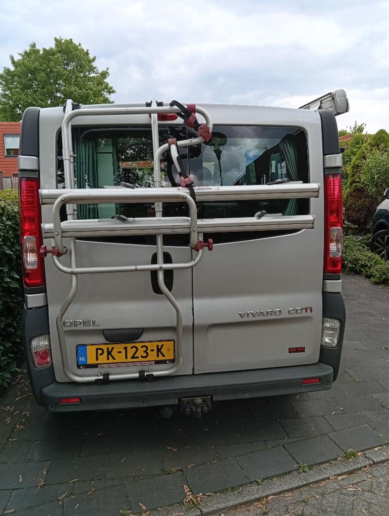 Fiamma fietsendrager, Auto diversen, Fietsendragers, Ophalen, 2 fietsen, Gebruikt, Achterklepdrager