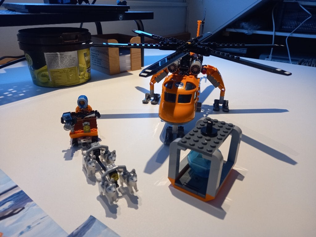 Lego City 60034 Arctic Helicrane, City, Lego, Ophalen of Verzenden, Zo goed als nieuw
