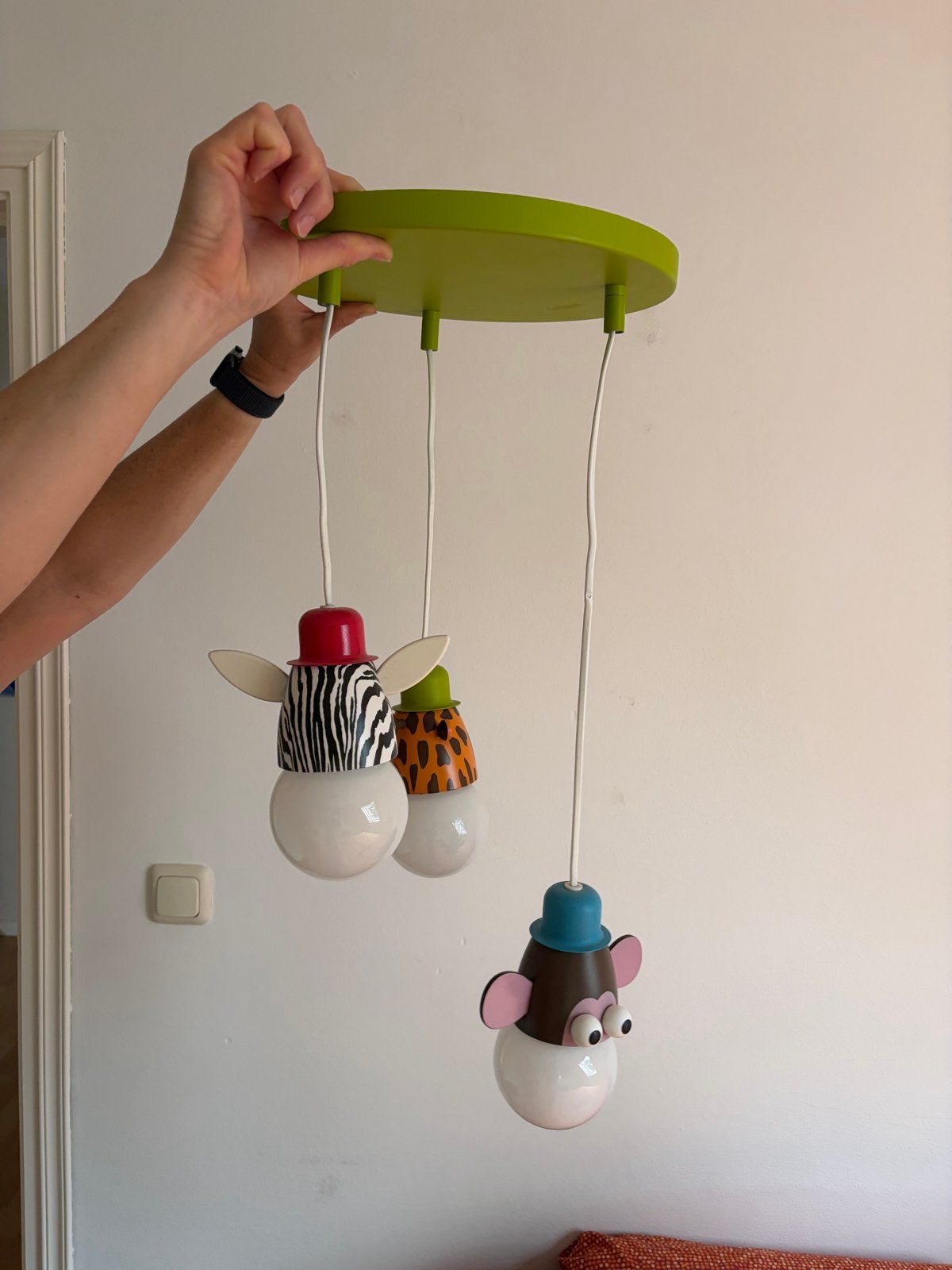 Leuke kinderlampen met dierenfiguren, Ophalen of Verzenden, Gebruikt