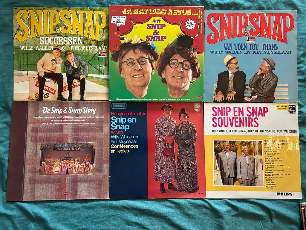10 LP's Snip & Snap (ook per stuk te koop), Cd's en Dvd's, Vinyl | Verzamelalbums, Gebruikt, 1980 - 1989, Ophalen of Verzenden