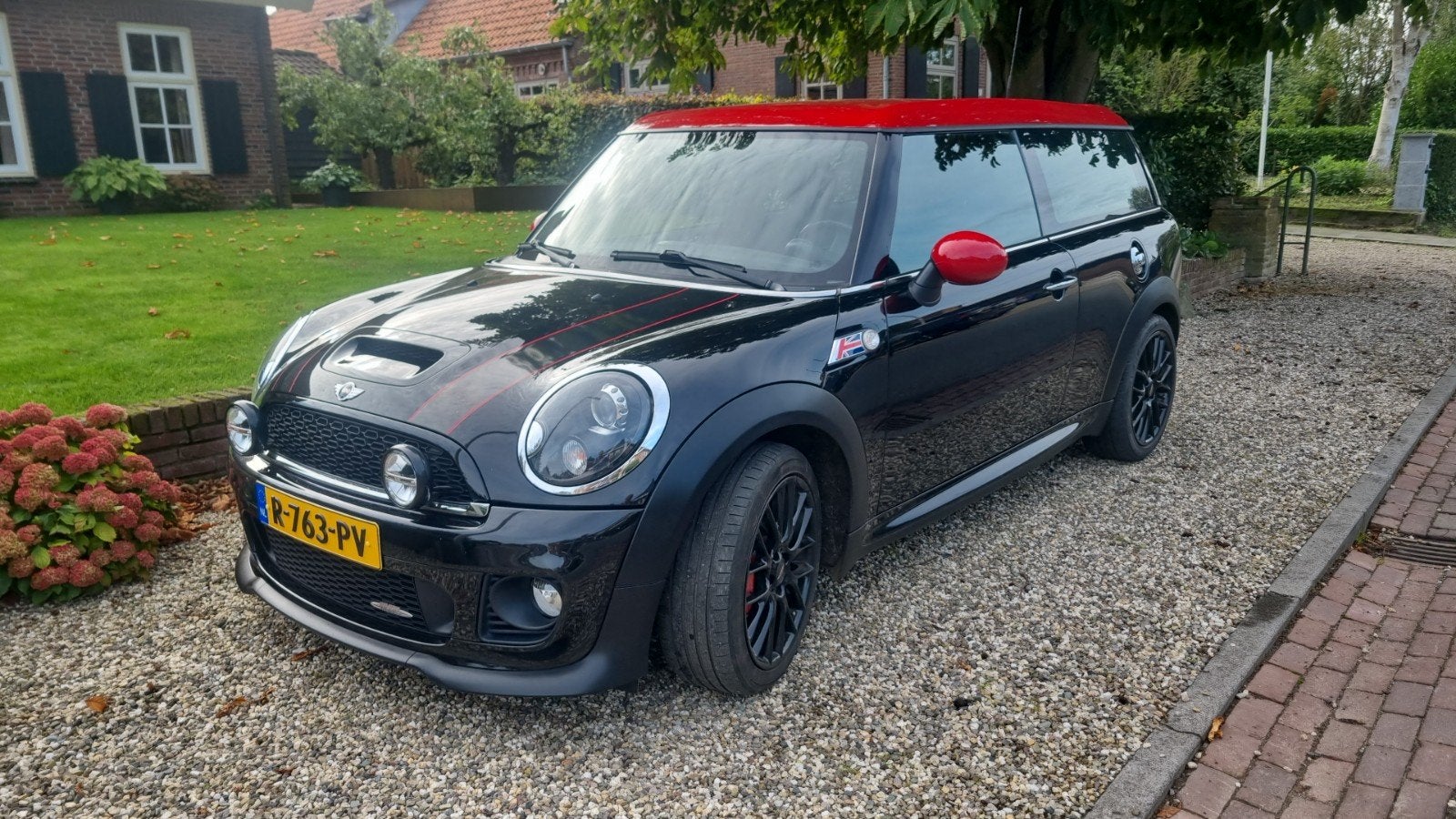 Mini Clubman 1.6 John Cooper Works 2012 Zwart, Auto's, Voorwielaandrijving, Clubman, 4 cilinders, 4 stoelen