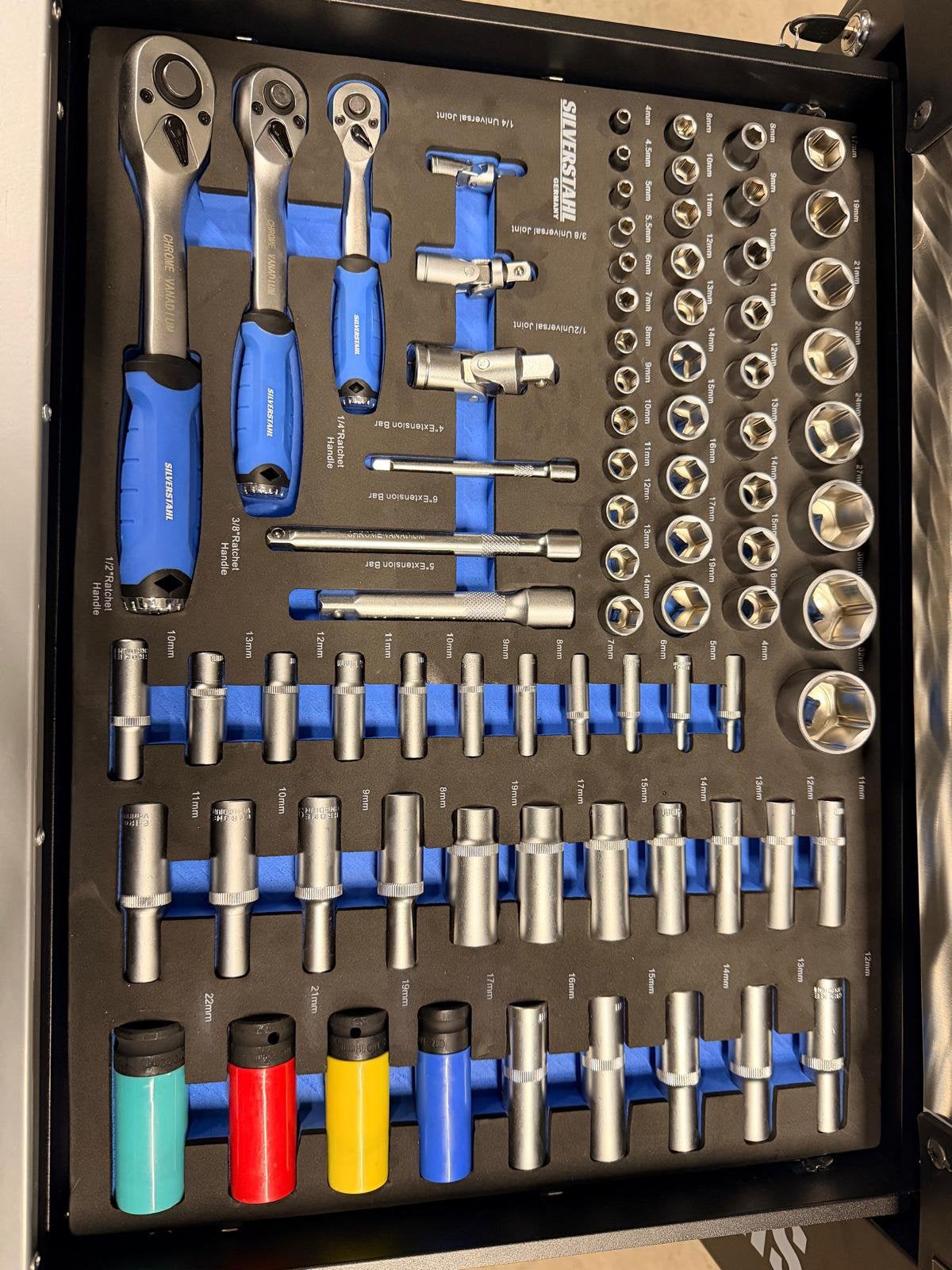 Silverstahl S33 Solid Line Gereedschapswagen – 258-Delig, Ophalen, Nieuw
