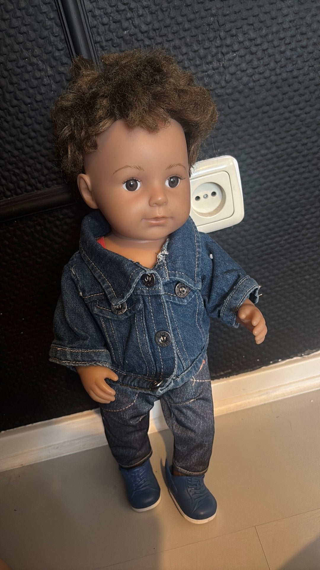 baby born jongen, Kinderen en Baby's, Speelgoed | Poppen, Ophalen of Verzenden, Zo goed als nieuw, Babypop