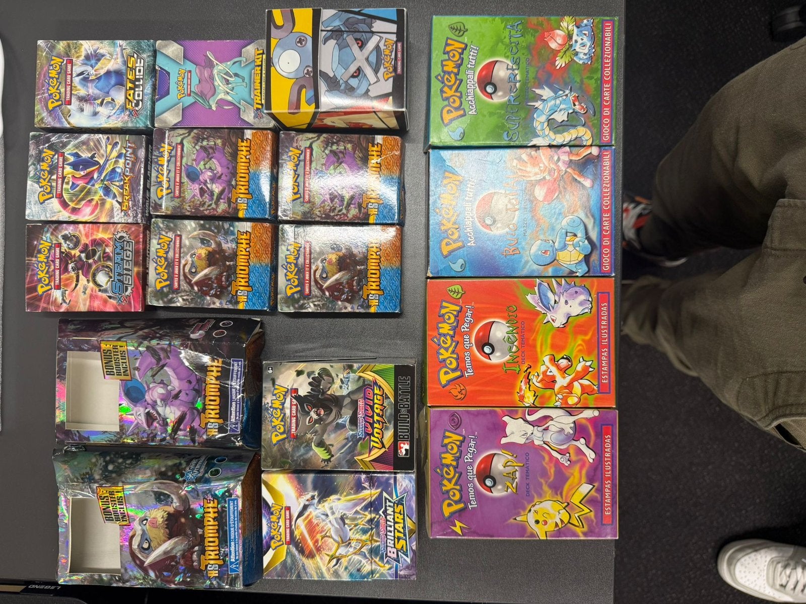 Pokemon empty deck boxen display, Ophalen of Verzenden, Zo goed als nieuw
