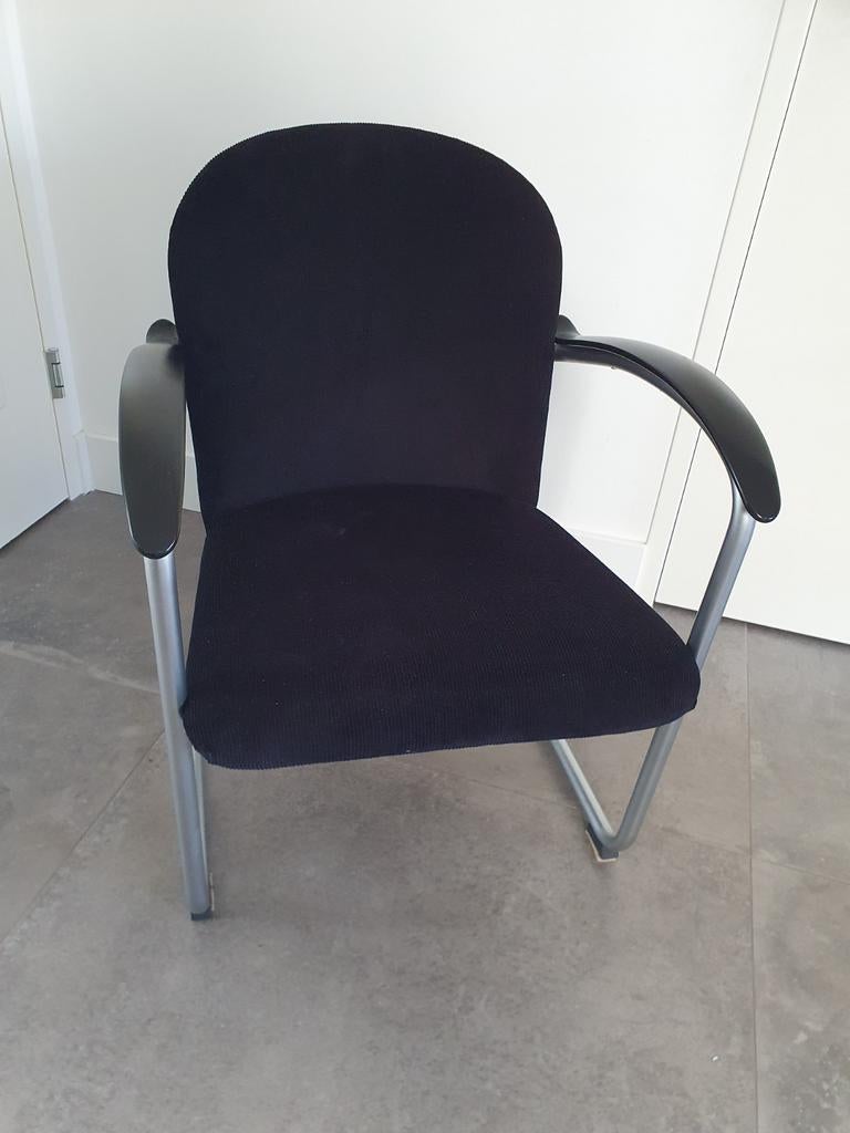 Gispen Dutch Originals 414 stoel/ fauteuil, Huis en Inrichting, Stoelen, Zwart, Ophalen of Verzenden, Zo goed als nieuw, Gispen