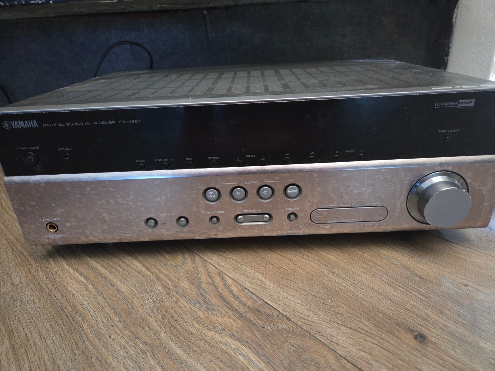 Yamaha RX-V667 Natural Sound AV Receiver, Yamaha, Ophalen of Verzenden, 120 watt of meer, Gebruikt