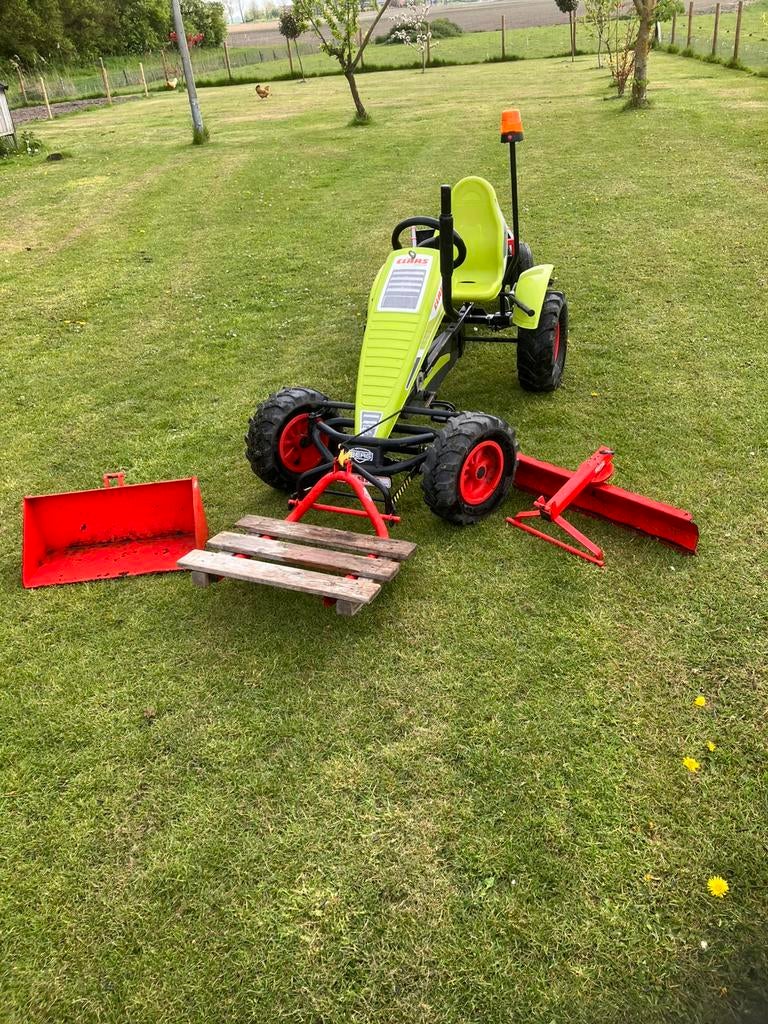 Oerdegelijke Berg skelter van Claas, Ophalen, Zo goed als nieuw, Berg, Met kar of aanhanger