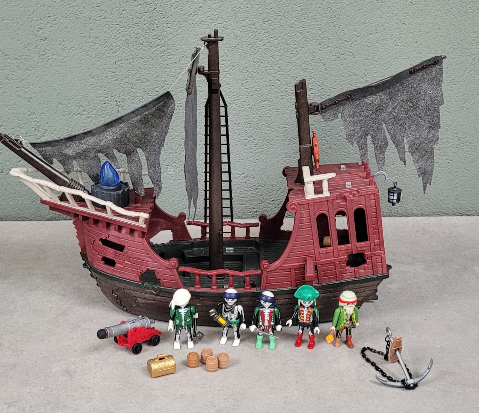 Piratenschip, Ophalen, Gebruikt
