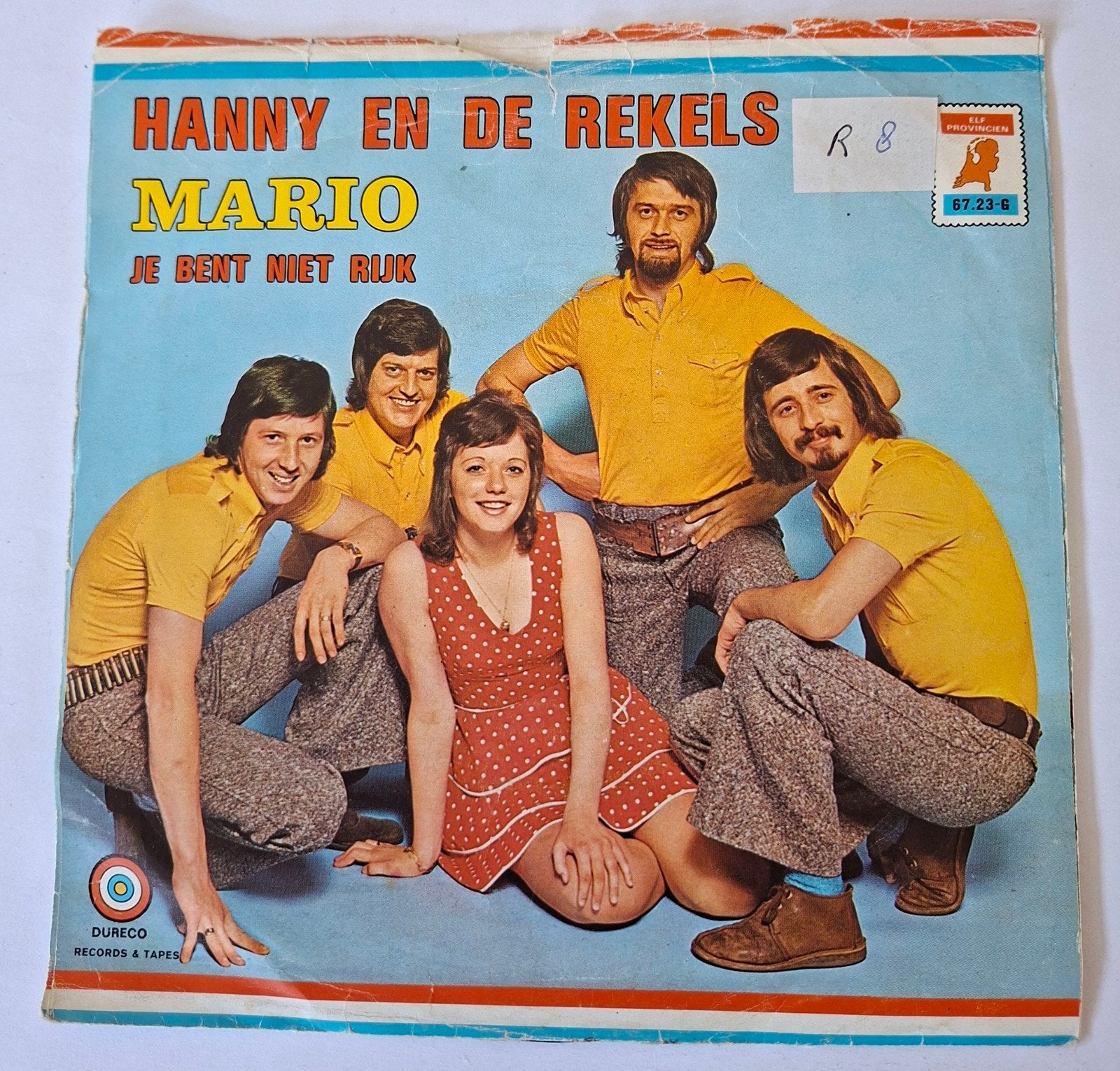 Hanny en de Rekels          Mario, Ophalen of Verzenden, Gebruikt, 7 inch, Nederlandstalig