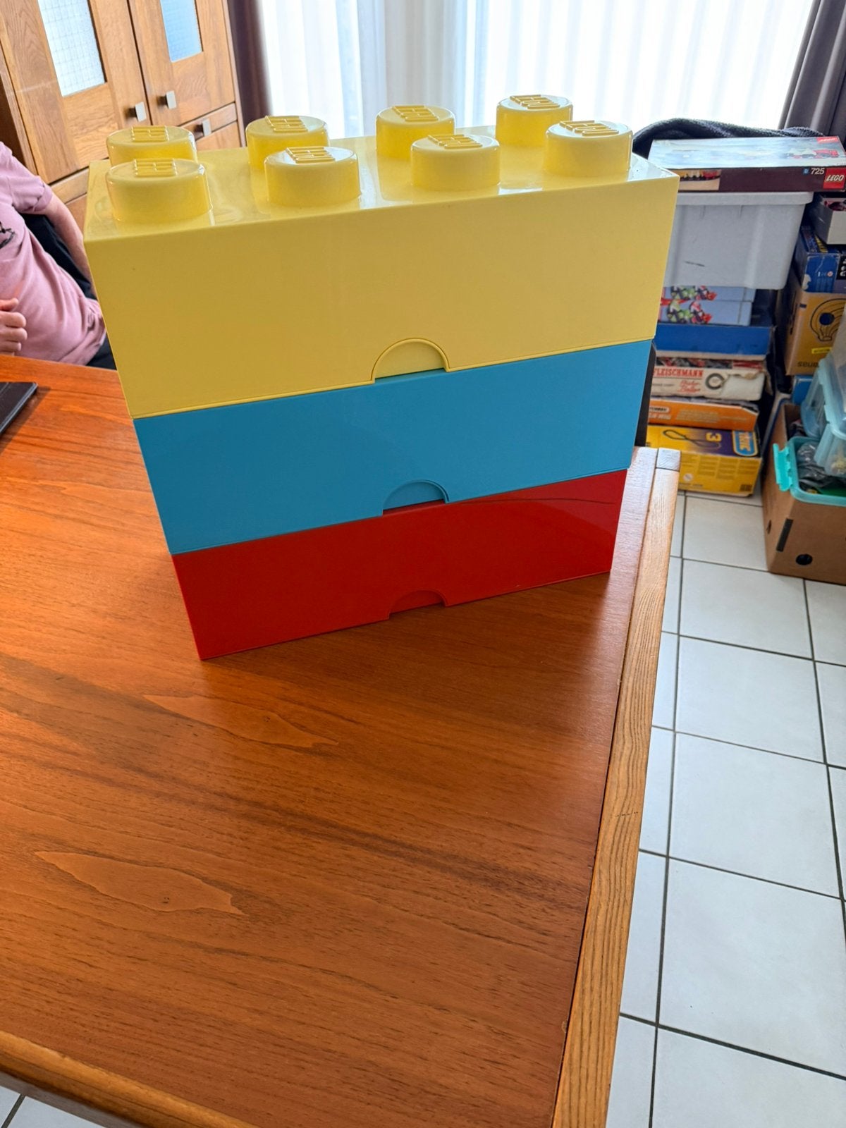 Lego opberg boxen Afmetingen: 25 cm x 50 cm x 18,0 cm, Ophalen of Verzenden, Zo goed als nieuw