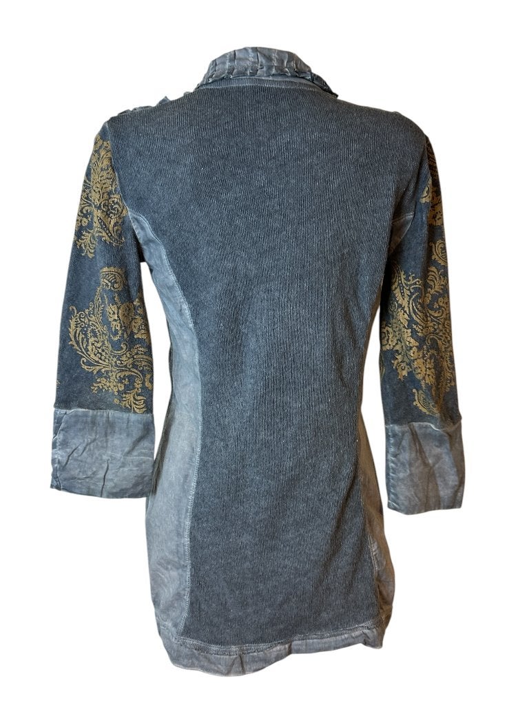 Elisa Cavaletti blouse M, Maat 38/40 (M), Blauw, Ophalen of Verzenden, Zo goed als nieuw
