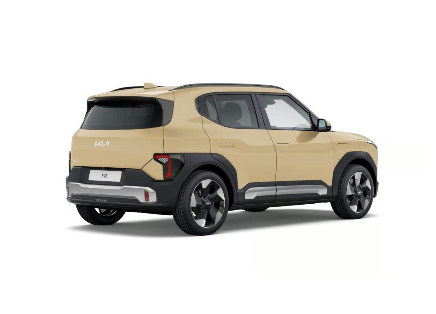 Kia EV2 Plus 42.2 kWh 4p. | Privacy Glass | Dual zone climat, Auto's, Stof, 4 stoelen, Geel, Nieuw