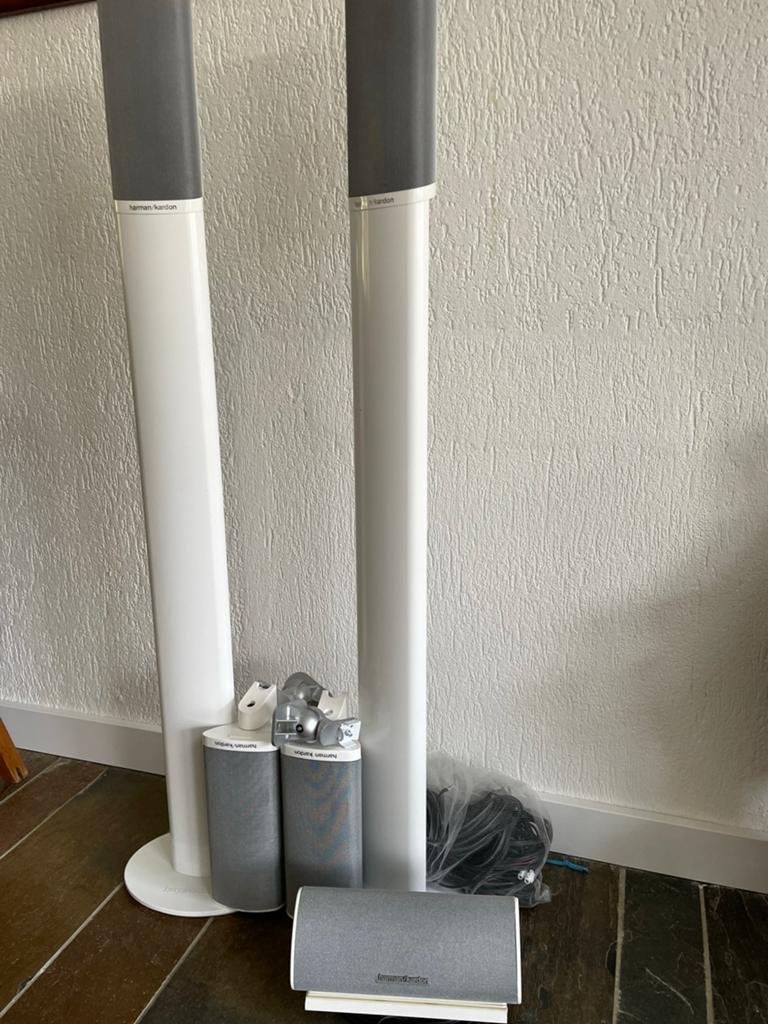 Harman Kardon HKTS 60BQ 5.1 Home Cinema Systeem, Audio, Tv en Foto, Home Cinema-sets, 70 watt of meer, Zo goed als nieuw, 5.1-systeem