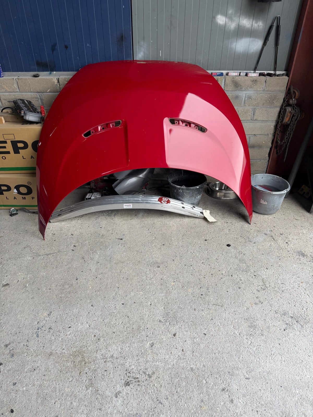 Motorkap Hyundai Veloster 2011 - Rood, Gebruikt, Voor, Ophalen of Verzenden, Hyundai