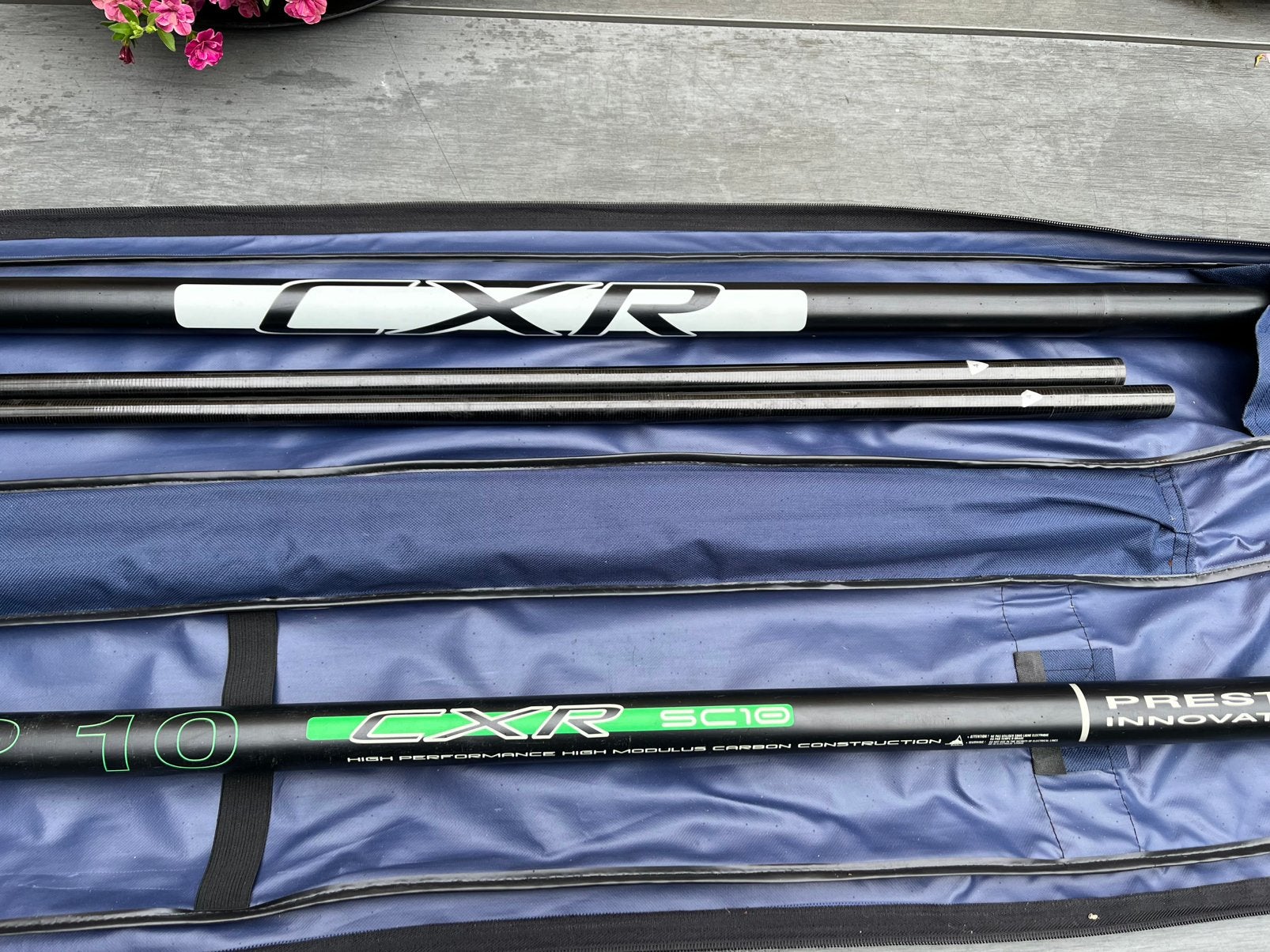 Preston Innovations CXR SC10 hengel met 2 extra topsets, Ophalen, Vaste hengel