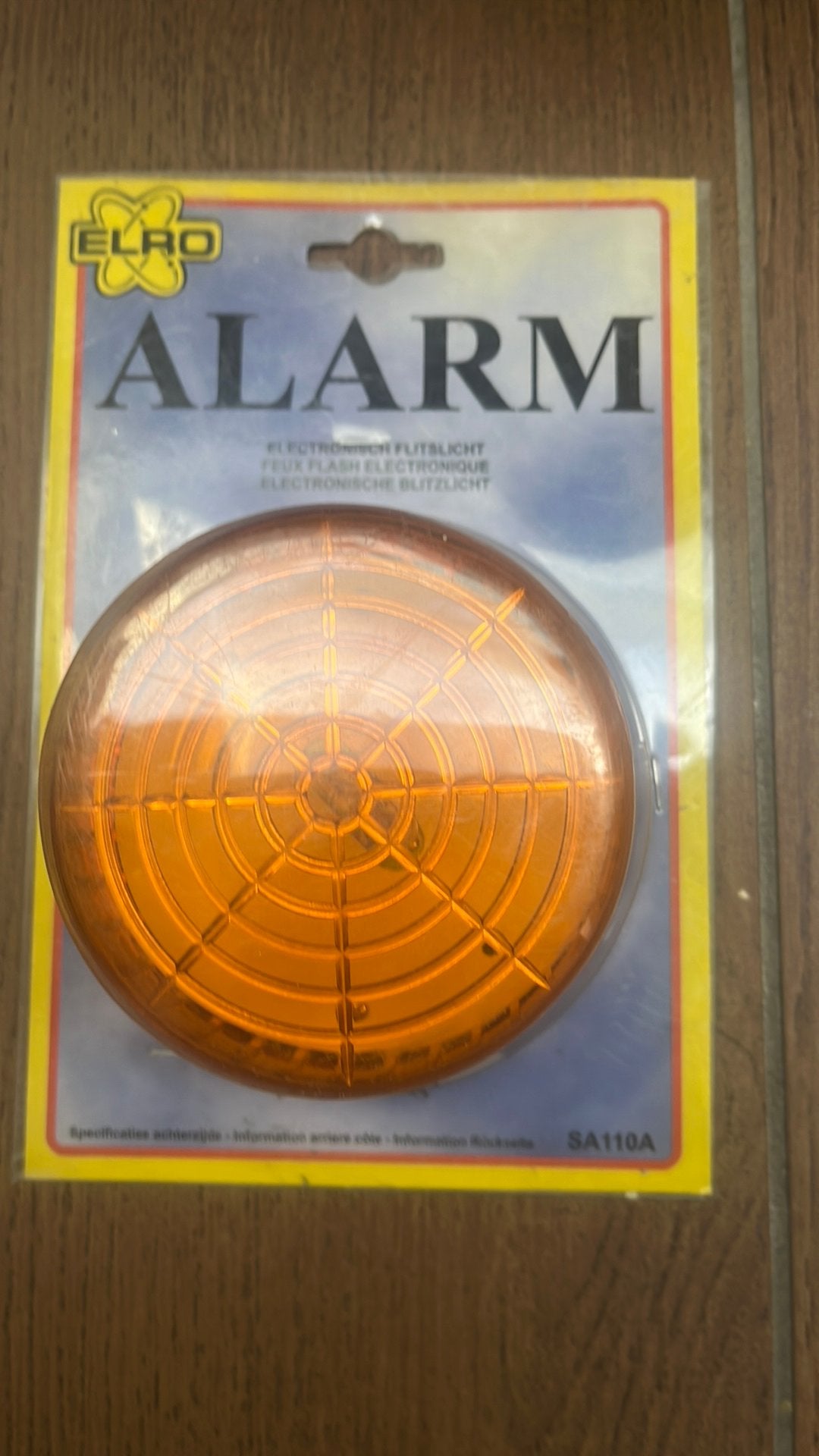 Elro electronisch flitslicht, Doe-het-zelf en Verbouw, Alarmsystemen, Ophalen of Verzenden, Nieuw, Detector, Sensor of Melder