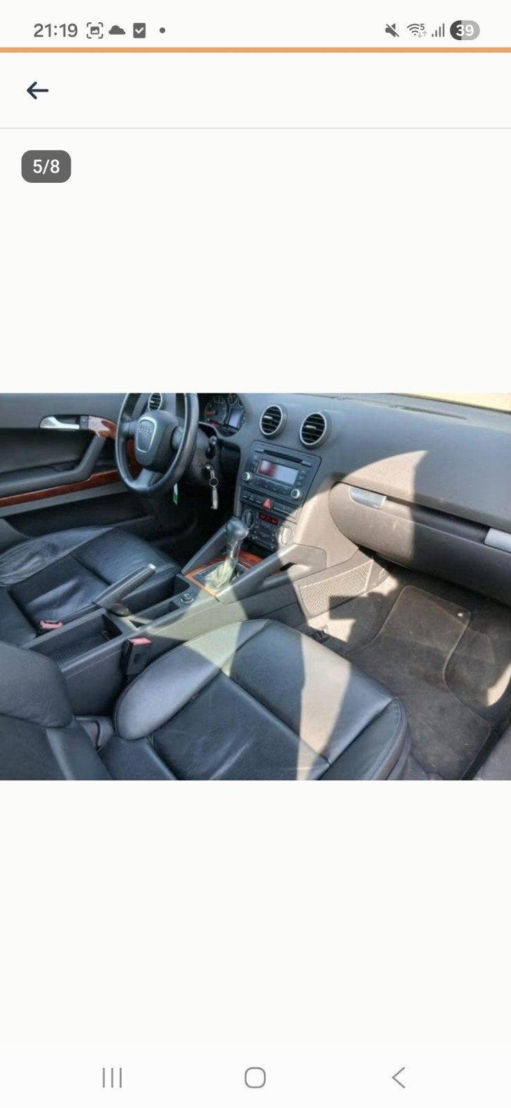 Interieur Audi A3 8P 3Drs  bj 2007 compleet Leer, Auto-onderdelen, Ophalen, Gebruikt, Audi
