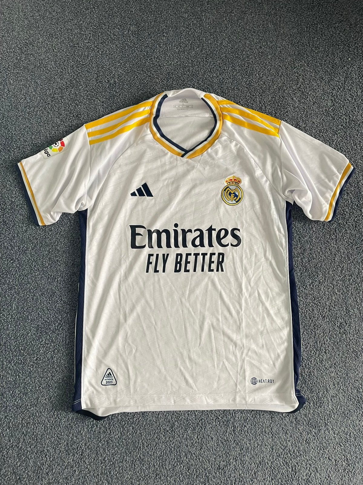 Real Madrid Jude Bellingham shirt maat L, Maat L, Ophalen, Zo goed als nieuw, Shirt