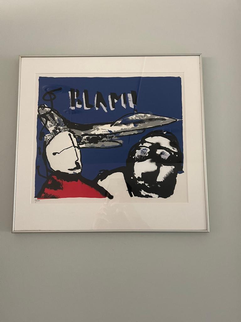 Herman brood schilderij (16/500), Ophalen