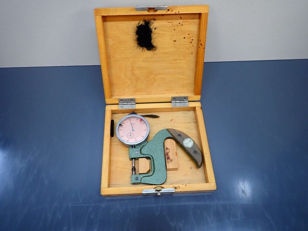 Carl Mahr snel dikte meter / diktemeter 0 t/m 10mm, Niet ingevuld, Gebruikt, Afstand, Niet ingevuld