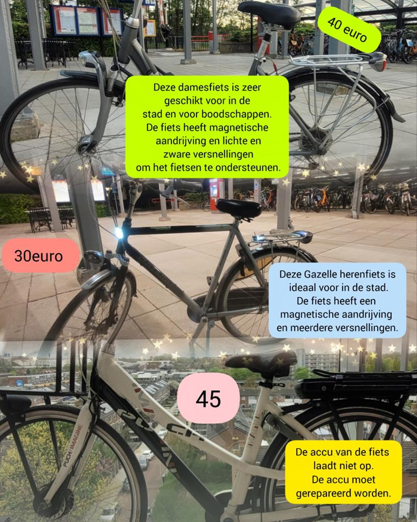 2 fietsen    75 euro, Fietsen en Brommers, Fietsen | Dames | Damesfietsen, Ophalen of Verzenden, Overige merken