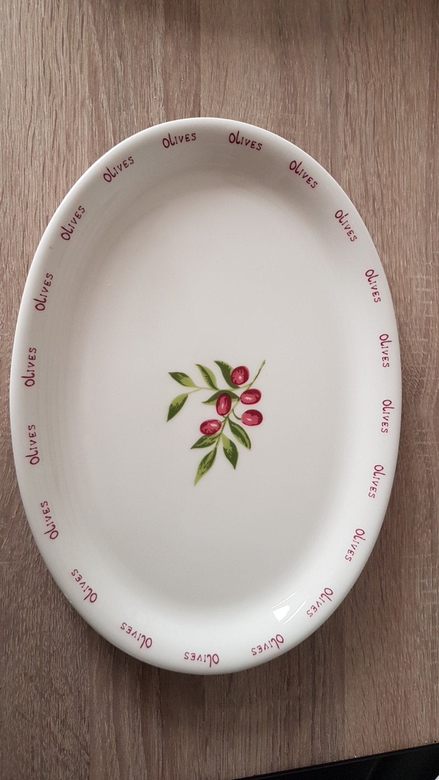 Ovale borden Clayre & Eef, Huis en Inrichting, Keuken | Servies, Overige merken, Landelijk/Boerenbont, Ophalen of Verzenden, Zo goed als nieuw