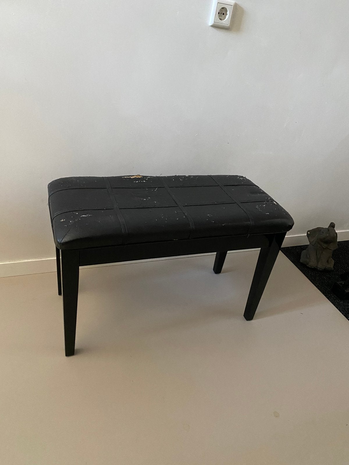 Piano kruk/bank, Minder dan 50 cm, Gebruikt, 50 tot 75 cm, Rechthoekig