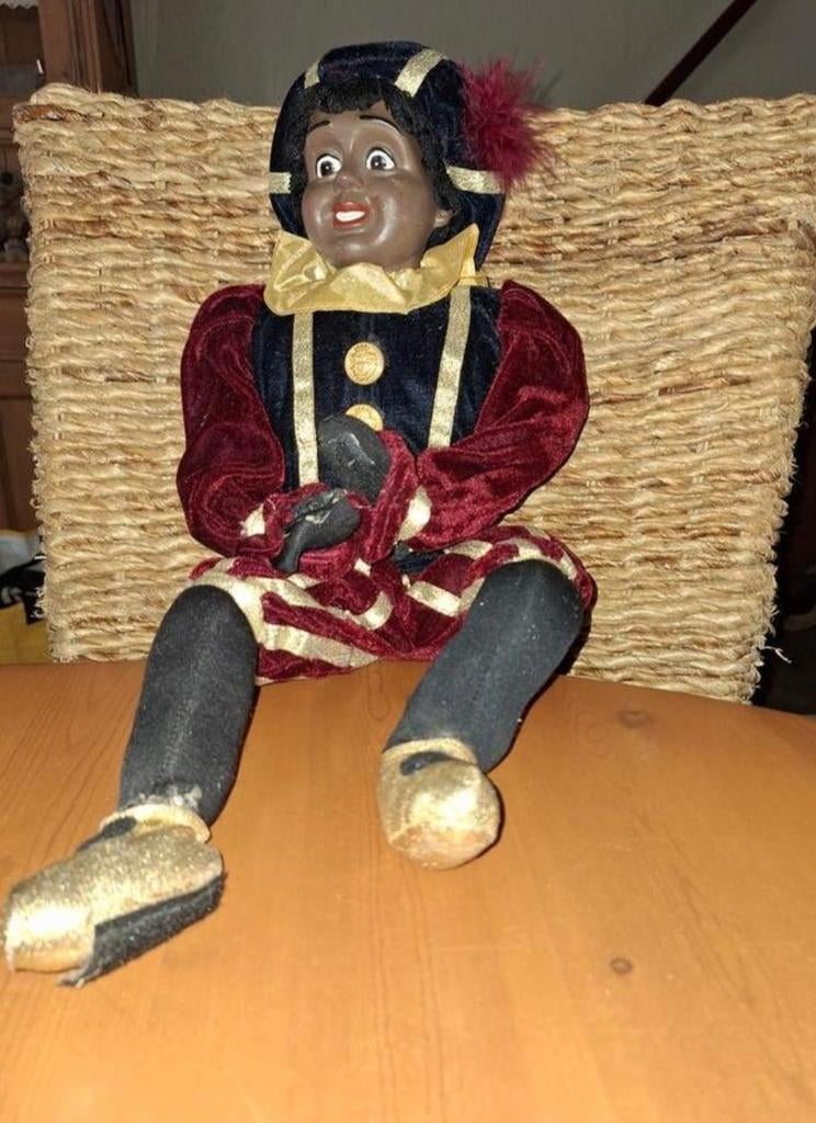 Vintage Zwarte Piet pop - Decoratie, Ophalen of Verzenden, Gebruikt