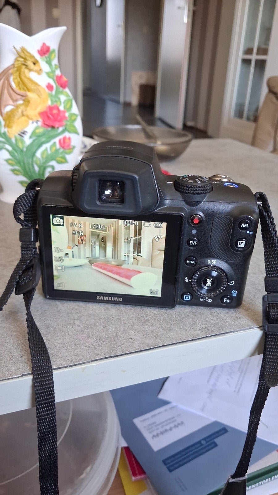 Samsung wb5000 camera met 2 accu en sd kaartje, Ophalen, Samsung, 8 keer of meer