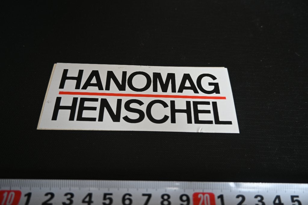 sticker logo HANOMAG HENSCHEL, Ophalen of Verzenden, Zo goed als nieuw