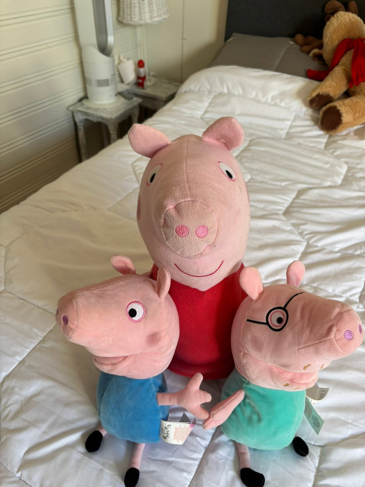 3 PEPPA PIG KNUFFELS, Ophalen of Verzenden, Zo goed als nieuw, Overige typen