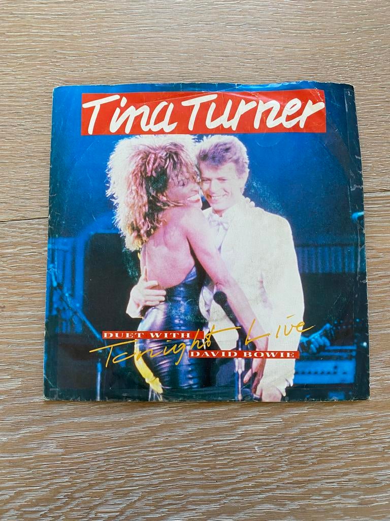 Tina Turner en David Bowie single vinyl, Ophalen of Verzenden, Gebruikt, Pop
