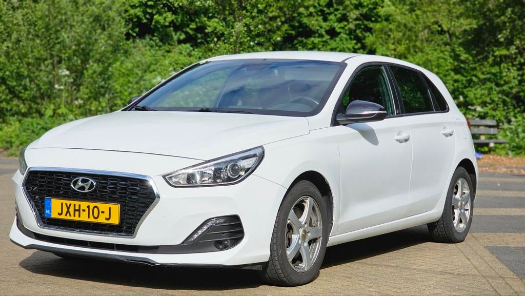 Hyundai i30 1.4 MPI benzine 100PK 2018 Wit, Auto's, Voorwielaandrijving, 1160 kg, Stof, 4 cilinders