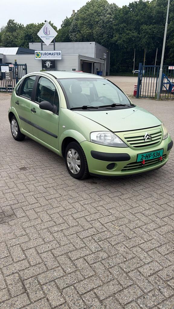Citroën C3 1.4 I 2003 Groen APK 07-11-2026, Auto's, Citroën, Particulier, C3, ABS, Airbags, Boordcomputer, Centrale vergrendeling