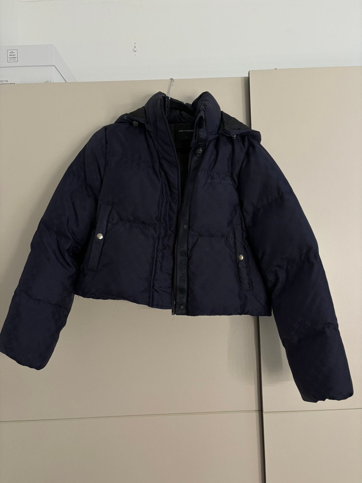 Daily Paper jas – XS – donkerblauw/paars, Ophalen, Gedragen, Maat 34 (XS) of kleiner, Blauw