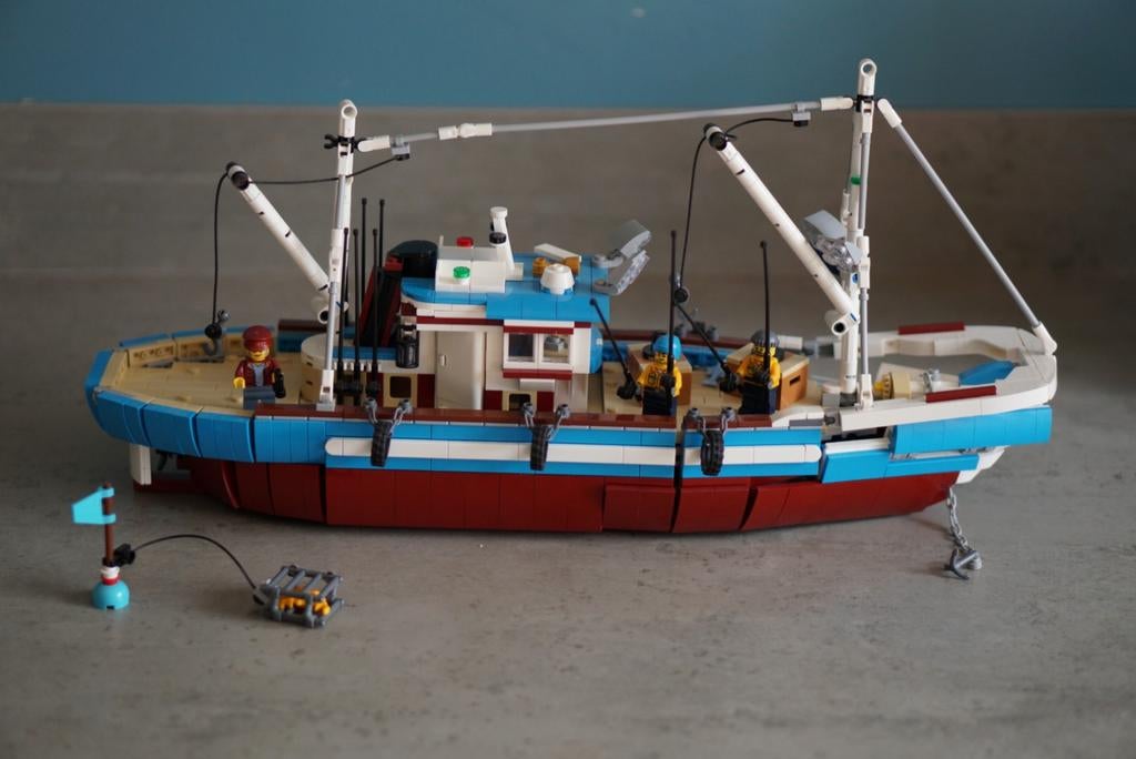 Lego 910010 Great Fishing Boat, Ophalen of Verzenden, Zo goed als nieuw, Complete set, Lego