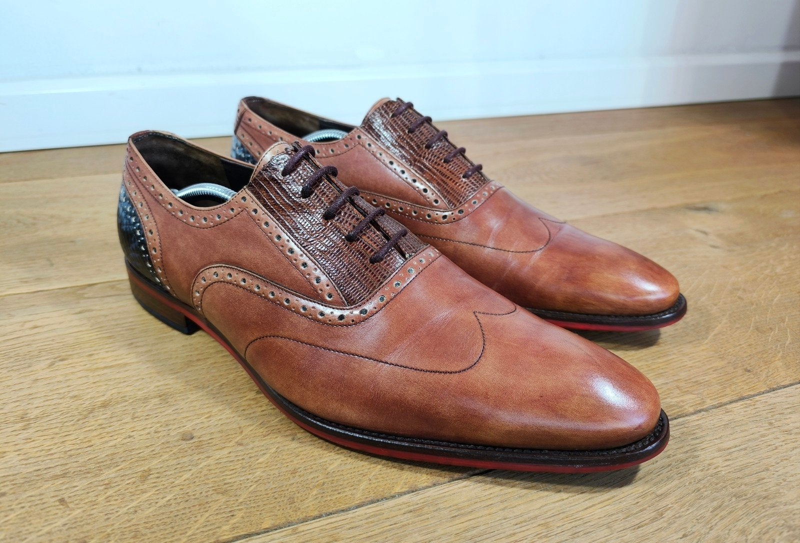 Floris van Bommel herenschoenen maat 10 / 44,5, Ophalen, Overige kleuren, Floris van Bommel, Zo goed als nieuw
