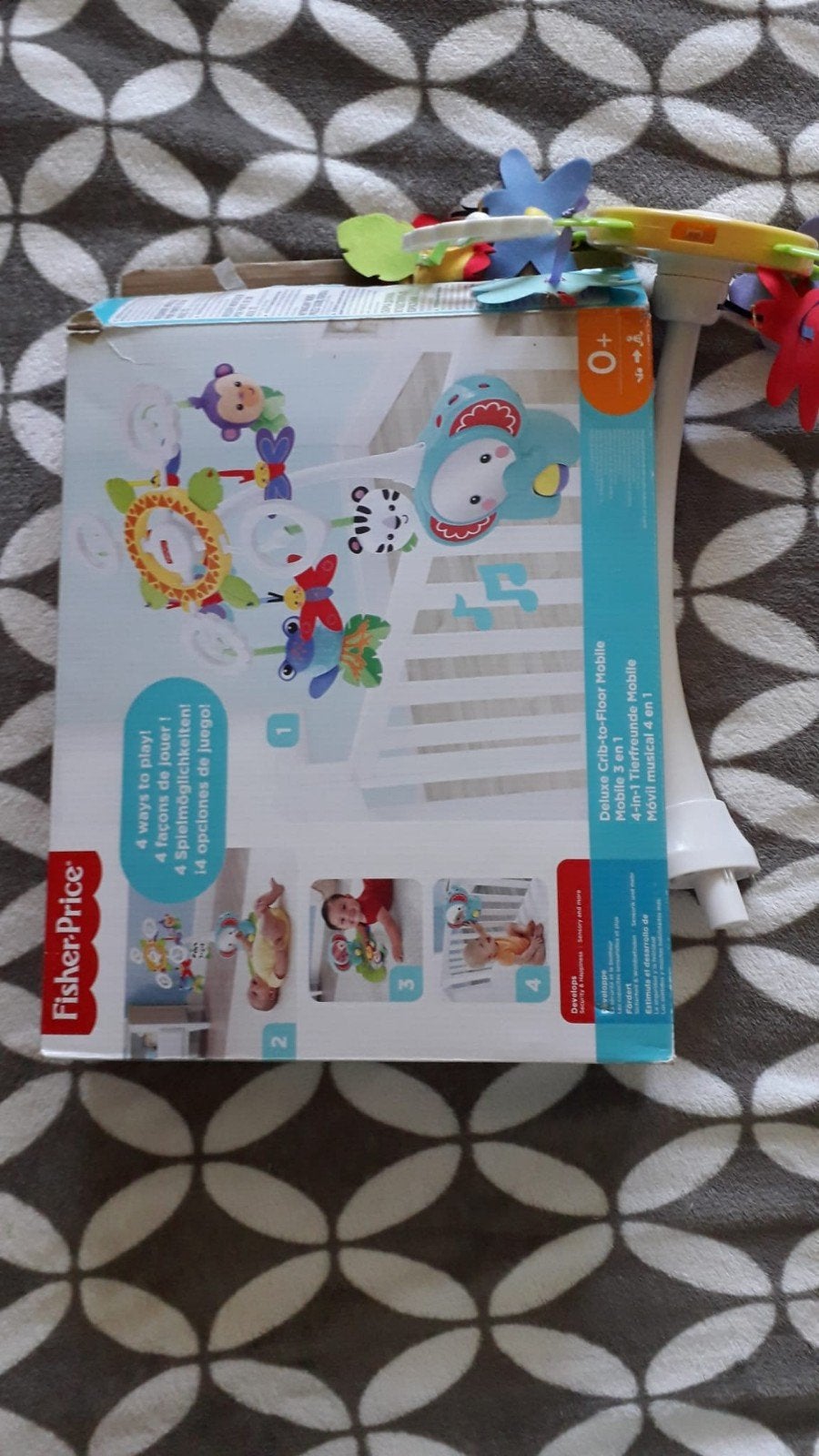 Fisher-Price Boxmobiel - Zo goed als nieuw, Kinderen en Baby's, Ophalen of Verzenden, Zo goed als nieuw, Mobiel