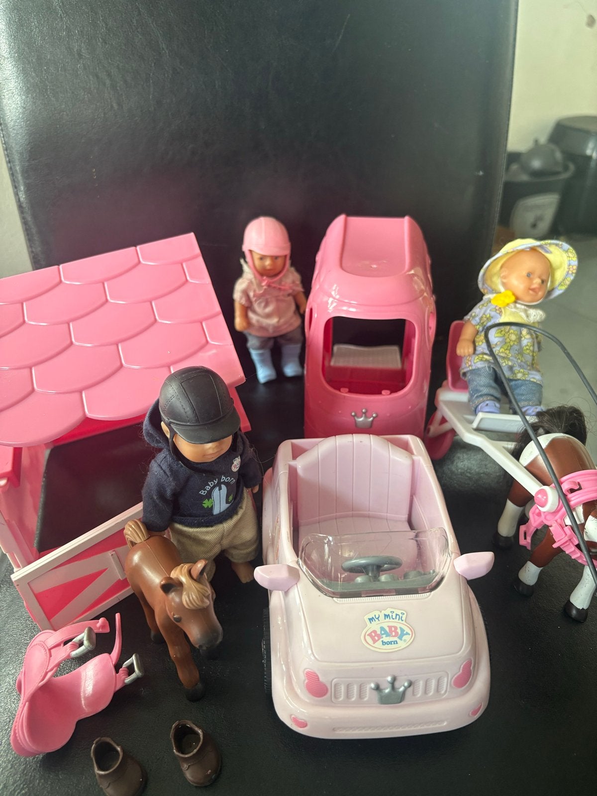Baby Born mini poppen en accessoires set, Kinderen en Baby's, Speelgoed | Poppen, Ophalen of Verzenden, Gebruikt, Babypop