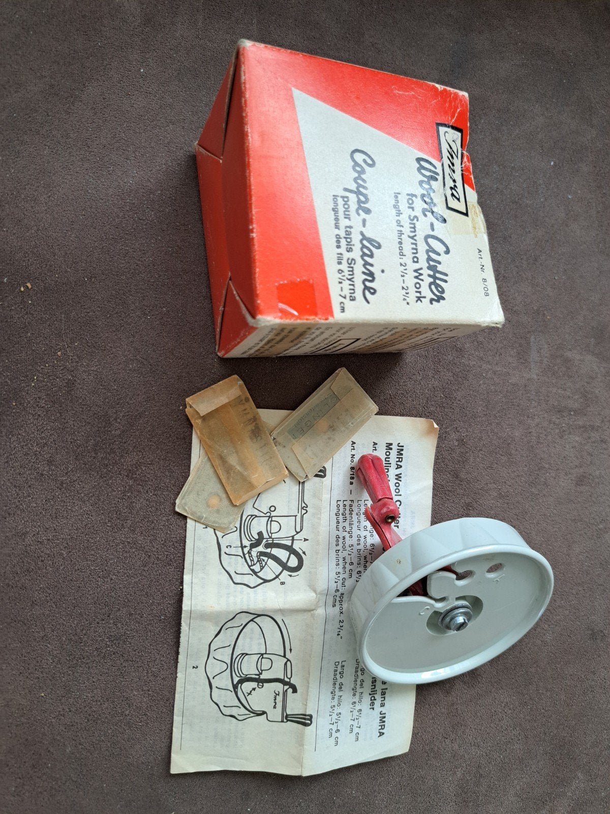 Vintage IMRA Wol-Cutter /  Smyrna Tapijt, Ophalen of Verzenden, Gebruikt