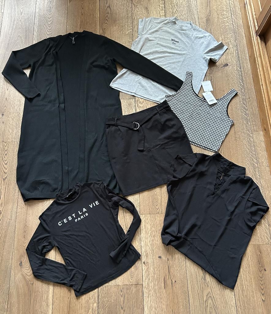 Setje kleding mt M Jean Pascale Loavies, Maat 38/40 (M), Zwart, Ophalen of Verzenden, Zo goed als nieuw