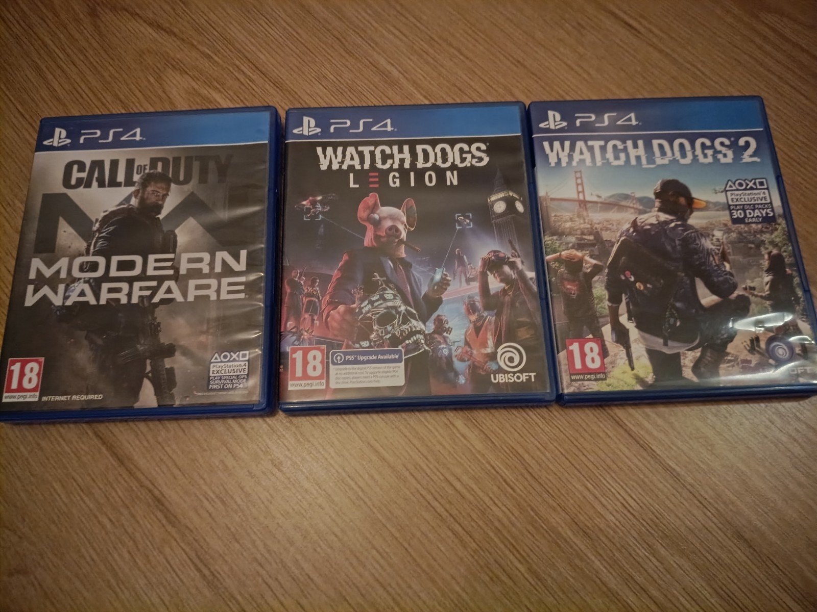 PS4 Games: Call of Duty, Watch Dogs Legion & Watch Dogs 2, Online, Vanaf 18 jaar, Shooter, 1 speler