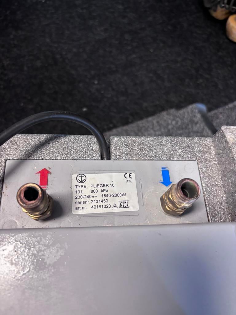 Keuken boiler, Minder dan 20 liter, Ophalen, Gebruikt
