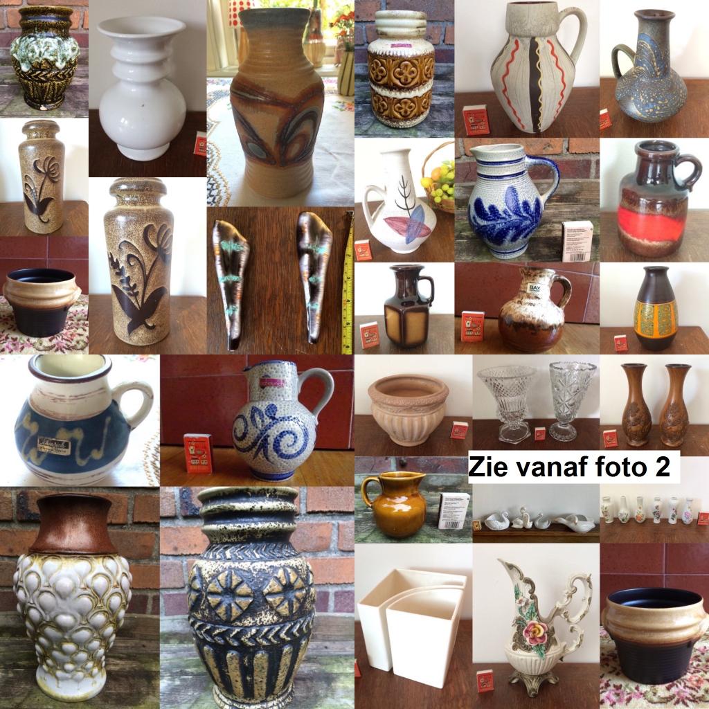 West Germany Bay Scheurich vazen & vaasjes vintage lavavaas, Ophalen of Verzenden