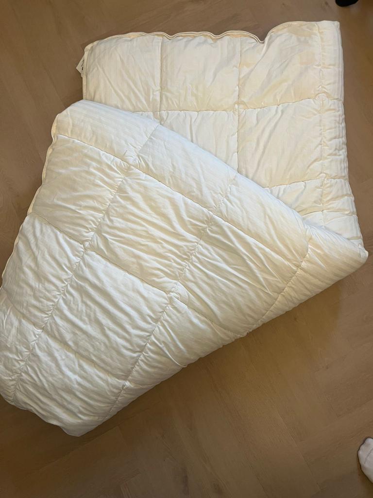 Hema tweepersoons dekbed 200x200cm 100%katoen, Huis en Inrichting, Slaapkamer | Beddengoed, Wit, Tweepersoons, Ophalen of Verzenden
